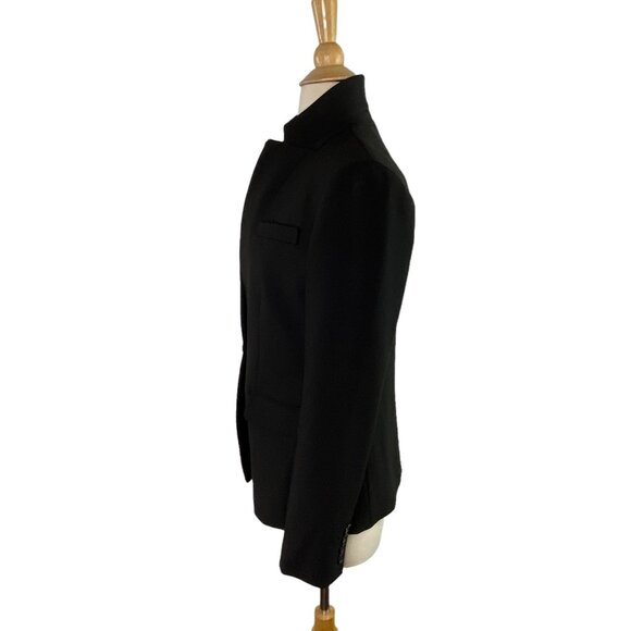 J.Crew $198 Petite Regent Blazer Four-Season Stretch Black Size 12P K5964 - Picture 5 of 11